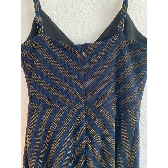 COSMOPOLITAN DRESS THE POPULATION Black Gold Small Trista Dress LBD NYE‎ - Picture 5 of 9